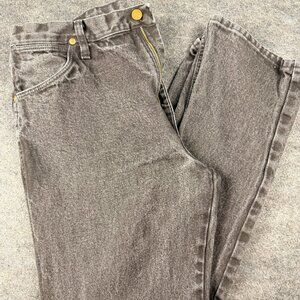 Wrangler Mens Jeans Dark gray black straight leg